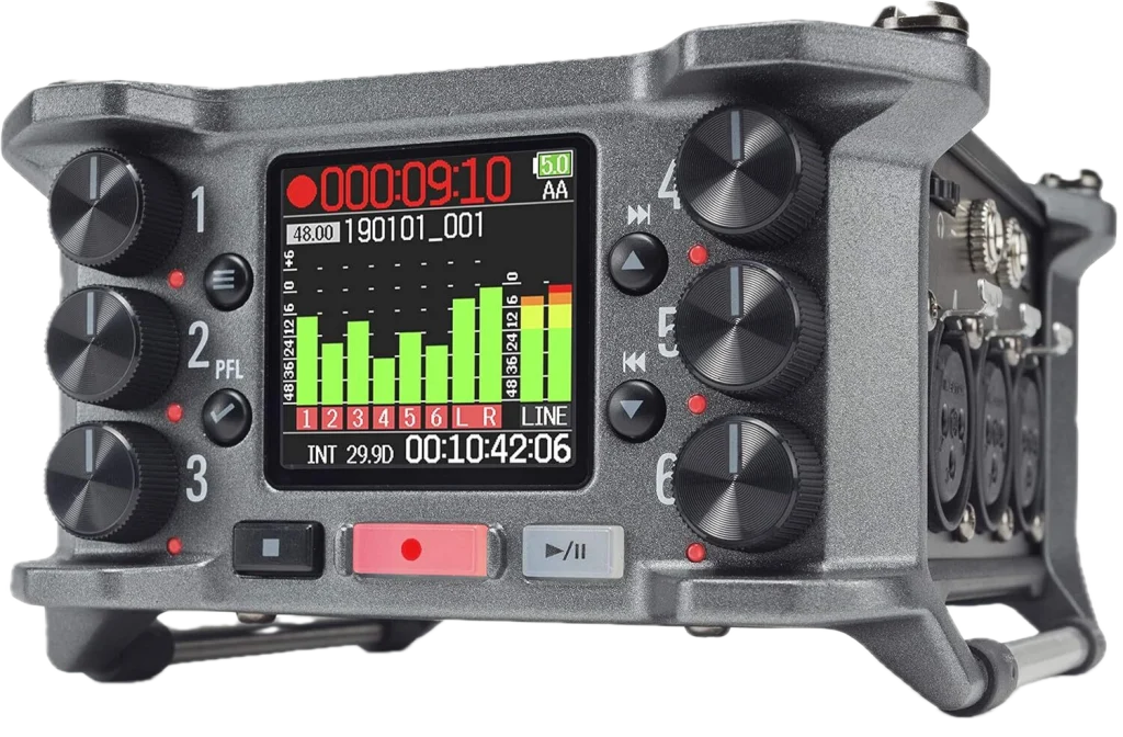 Zoom F6 Field Recorder – audio for hire in Cardiff