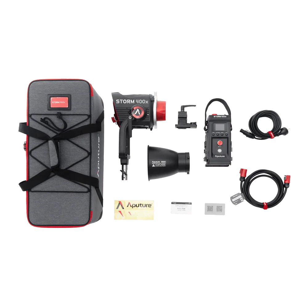 Aputure Storm 400X LED Light – lighting for hire in Cardiff