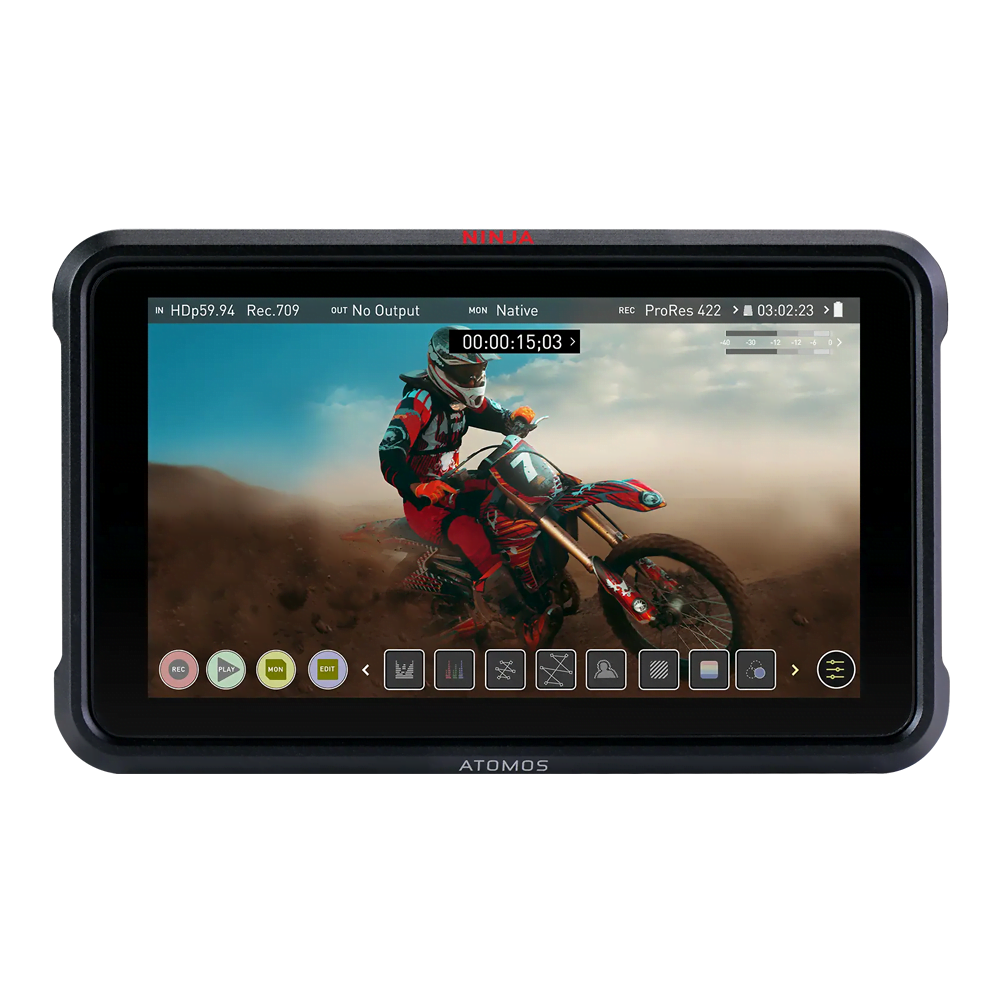 Atomos Ninja V Kit – monitors & transmission for hire in Cardiff