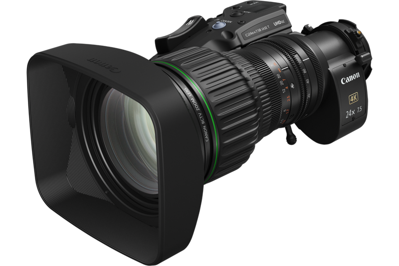 Canon CJ24ex7.5B IASE-S 2/3inch ENG Zoom Lens – lenses for hire in Cardiff