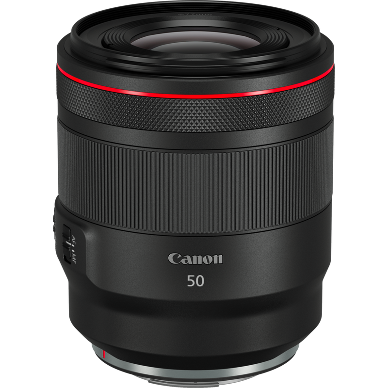 Canon RF 50mm F1.2L USM – lenses for hire in Cardiff