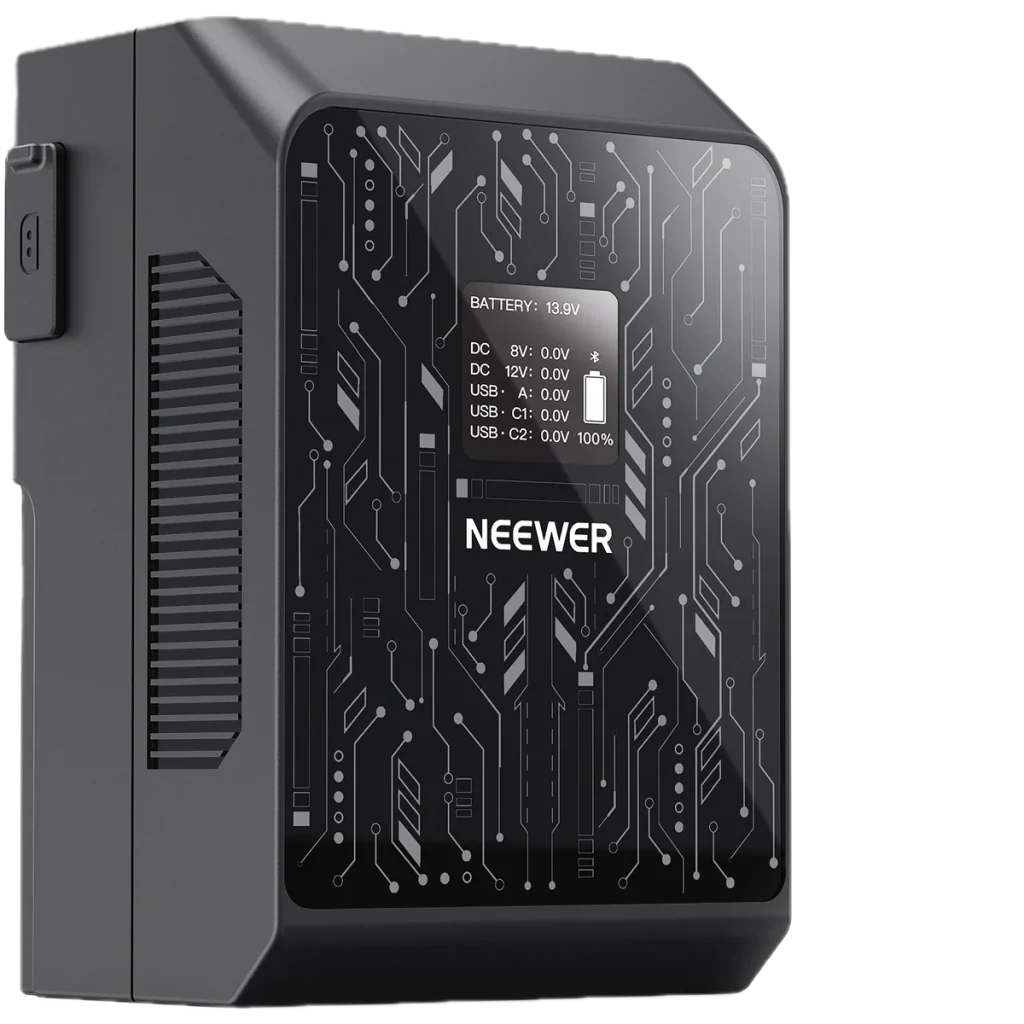 Neewer V Mount Bluetooth Battery PS099S (99Wh) – power & batteries for hire in Cardiff