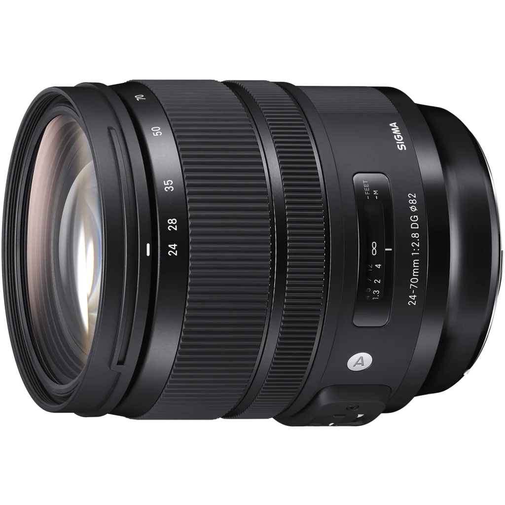 Sigma 24-70mm F2.8 DG OS HSM Art (Canon EF) – lenses for hire in Cardiff