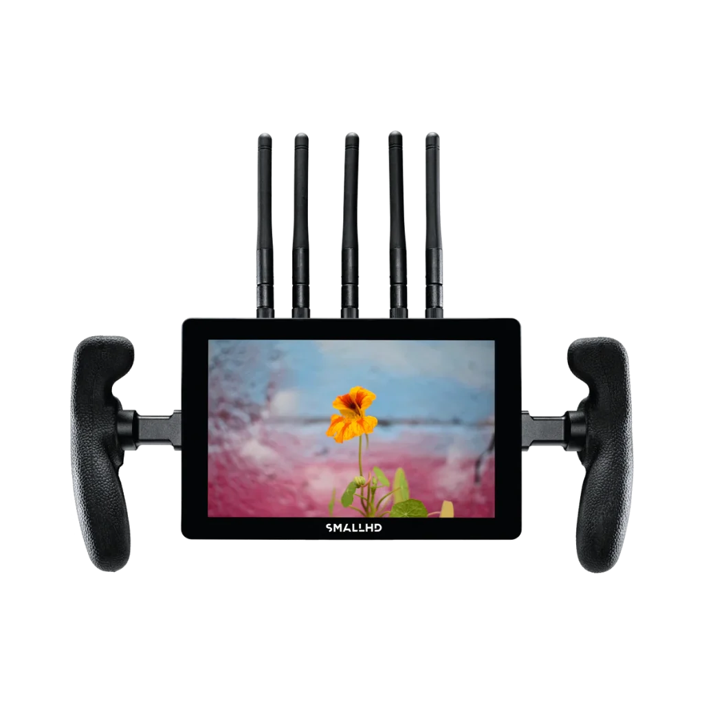 SmallHD Cine 7 with Teradek Bolt 4K RX 750 – monitors & transmission for hire in Cardiff