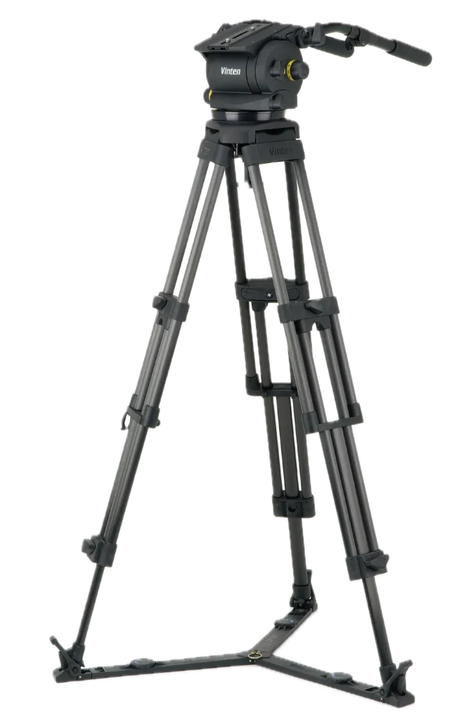 Vinten Vision 250 Tripod – grip & support for hire in Cardiff